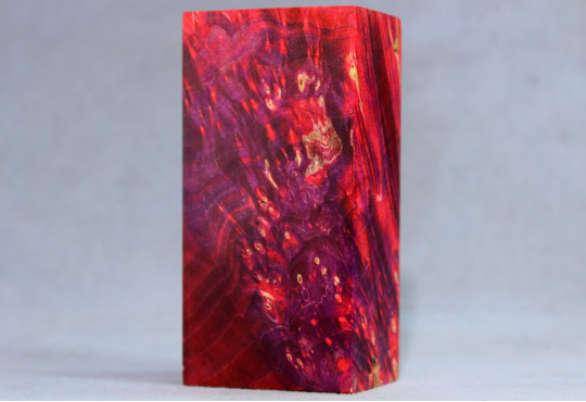 Stabilized Maple Burl Wood Mod Block